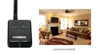 LW2100  Lorex Digital Wireless IndoorOutdoor Color Camera System [upl. by Ecnedac]