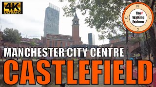 A Walk Around Castlefield in Manchester City Centre  July 2021  4K  CC [upl. by Felecia604]