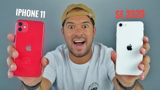 IPHONE 11 VS IPHONE SE 2020 OPINIÃO DO USUÁRIO 🤩 [upl. by Anirok242]