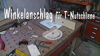 Winkelanschlag für Werktisch bauen [upl. by Yruama61]