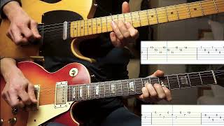 How To Play  Hotel California  Guitar Solo TABBACKINGTRACK [upl. by Melita11]