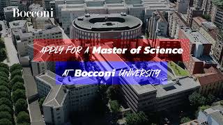 Ready for a Master of Science at Bocconi University [upl. by Donell936]