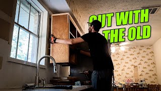 DIY Galley Kitchen Remodel Part 1  Timelapse  Fixer Upper Ep 10 [upl. by Nwahsor572]