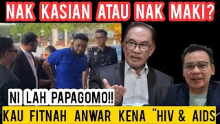 PAPAGOMO NAK KASIAN ATAU NAK MAKI KEBEBASAN BERSUARA BUAT FITNAH KENA TAHAN KATA KERAJAAN ZALIM [upl. by Airrehs780]