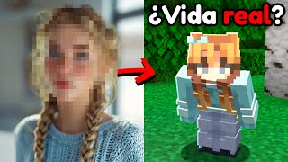 Encontré el Mundo Secreto de una CHICA REAL en Minecraft [upl. by Atilrac]