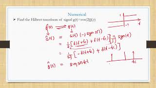 Hilbert Transform numerical [upl. by Siulesoj]