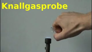 Knallgasprobe mit Wasserstoff [upl. by Inanaup]