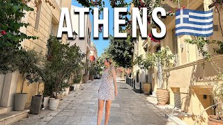 My first impressions of Greece 🇬🇷 Athens travel vlog [upl. by Yentruocal892]