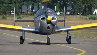 Vintage  Historic Aircraft Erco 415C Ercoupe N99280 Teuge Airport 3 Sept 2022 [upl. by Eerihs]