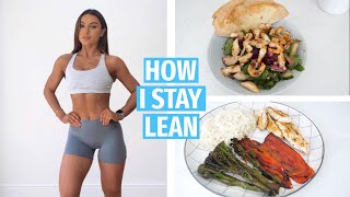 WHAT I EAT IN A DAY TO STAY LEAN  KRISSY CELA [upl. by Theda]