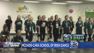 McDadeCara School Irish Dance In Celebration Of Philadelphia Eagles [upl. by Lrak585]