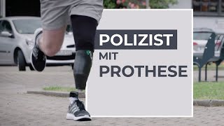 Polizist mit Unterschenkelprothese Alex Leben nach der Amputation [upl. by Desdee]