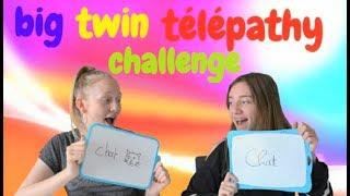 Big Twin telepathy Challenge  Avec ma meilleure amie [upl. by Nahs628]