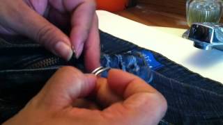 Arreglar una cremallera  Coser unos pantalones [upl. by Archle]