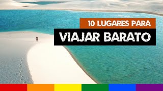 10 Lugares para Viajar Barato no Brasil [upl. by Yazbak]