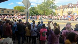 Mountain View AR Bean Fest 2021folks gathered for the Outhouse Races [upl. by Rozalin381]