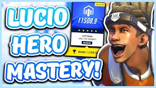 THE 1 LUCIO HERO MASTERY PLAYER IN OVERWATCH 2 [upl. by Ecyal]