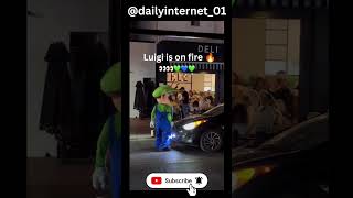 Luigis is showing off his dance skills😁🤣 dance luigi funny [upl. by Zolnay]