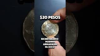 20 Pesos Bicentenario Marina Armada de México [upl. by Portwine]