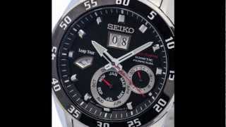 SEIKO Sportura Kinetic Perpetual SNP055P1 SNP055P2 [upl. by Flatto]