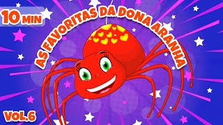 As Favoritas da Dona Aranha Vol 6  Giramille 10 min  Desenho Animado Musical [upl. by Le]