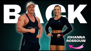 Back Workout  Josef Rakich  Johanna Rossouw  Binous Gym [upl. by Thetos]