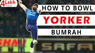 How to Bowl Yorker Like Bumrah  Yorker Tips and Tricks  CricketBio [upl. by Walczak]