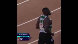 Stockholm Diamond League Mens 100m [upl. by Eerased295]