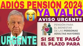 😭ARIADNA Perderás Pensión 6000 en 2024 Si no haces esto URGENTE Adultos Mayores ADIÓS PAGOS [upl. by Fiore]