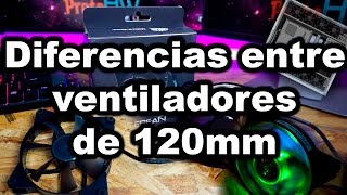 Diferencias entre ventiladores de PC  Masterfan pro 120 de Cooler Master [upl. by Duwalt]