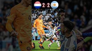 ARGENTINA 🆚️ NETHERLANDS 22 MATCH  football ronaldo shorts messi youtubeshorts cr7 soccer [upl. by Elodia]