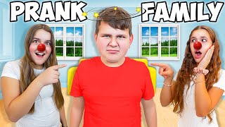 Smiling WEIRD PRANK on my Family 😂 [upl. by Saberhagen]