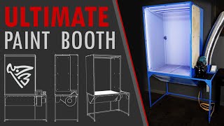 ULTIMATE SPRAY PAINTING BOOTH Perfect for Airbrushing [upl. by Nev]