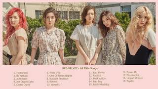 RED VELVET All Title Songs 2020  RED VELVET Playlist 2020 [upl. by Alyak]