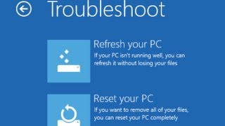 Windows 8 F8 key get advance options How to Reload Toshiba windows 8 Reset Windows 8 Password [upl. by Eirbua494]