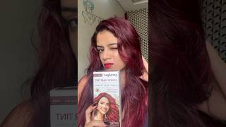 birdsofparadyes Cherry Coke 🍒 Glossy Hair Tint Review cherrycoke paradyes hairtransformation [upl. by Eenar865]