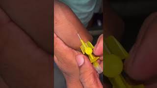 IV cannula insertiondoctornursingmotivationviralvideoshortvideo [upl. by Hancock581]