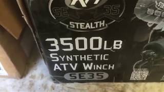 KFI Stealth 3500 Winch [upl. by Aicelef706]