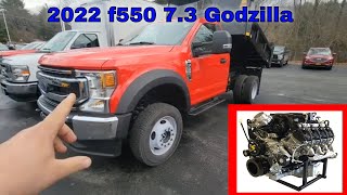 2022 ford f550 dump truck with the 73 godzilla v8 [upl. by Oinota287]