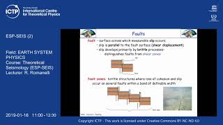 Theoretical Seismology ESPSEIS Lecture 2 [upl. by Porett]