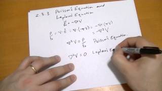 233 Poissons Equation and Laplaces Equation [upl. by Aremus776]