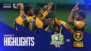 Lanka T10 Super League 2024 I Match 7 Highlights I Nuwara Eliya Kings vs Galle Marvels [upl. by Goddord366]