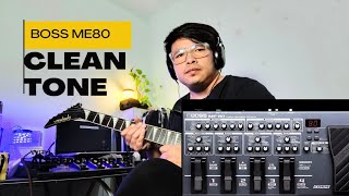 Boss ME 80 Clean Tone Settings [upl. by Nehepts652]