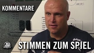 Die Stimmen zum Spiel SC Westfalia Herne  DSC WanneEickel Westfalenliga Staffel 2 [upl. by Primaveras41]