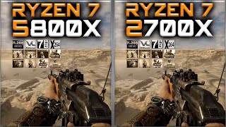 Ryzen 7 5800X vs Ryzen 7 2700X Benchmarks – 15 Tests 🔥 [upl. by Ailsun]