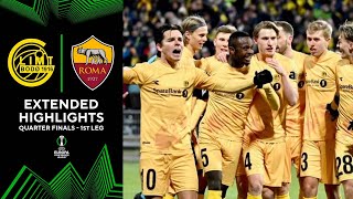 BodøGlimt vs Roma Extended Highlights  UECL Quarter Finals  1st Leg  CBS Sports Golazo Euro… [upl. by Lissner]