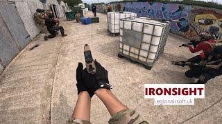 Airsoft game at Ironsight on August 13 2023 with Legionairsoftuk [upl. by Getraer541]