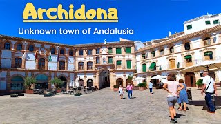 Archidona  Unknown town of Andalusia 4K Walk tour Spain [upl. by Faunie]