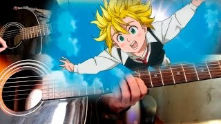 Nanatsu no taizai OP 2  MAN WITH A MISSION guitar cover TABS [upl. by Sidonius122]