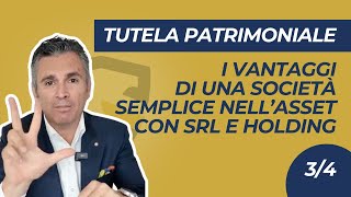 Tutela Patrimoniale i vantaggi di una società semplice nellasset con srl e holding 34 [upl. by Nomyt668]